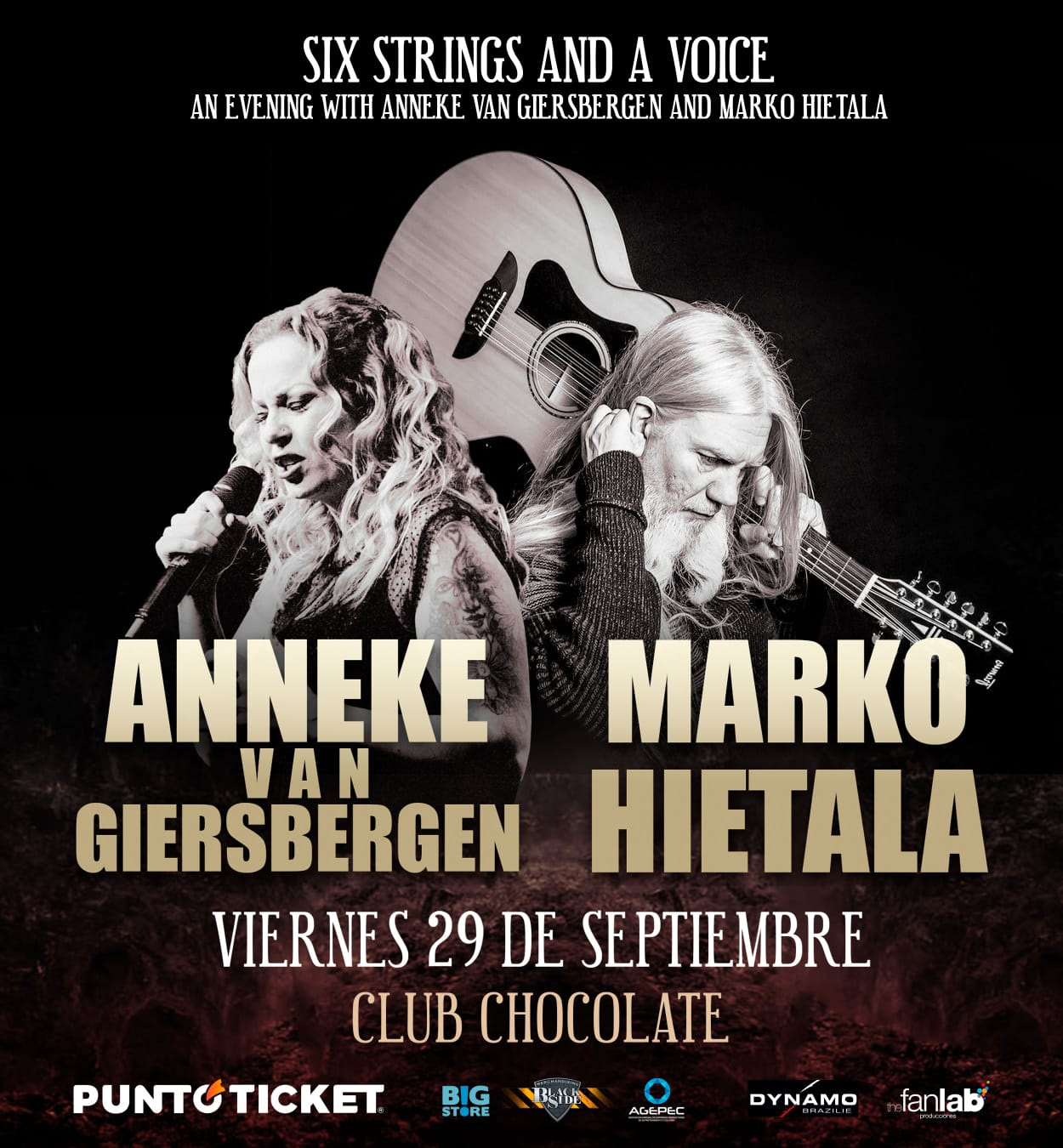 Tremendo: Anneke vuelve a Chile con Marko Hietala